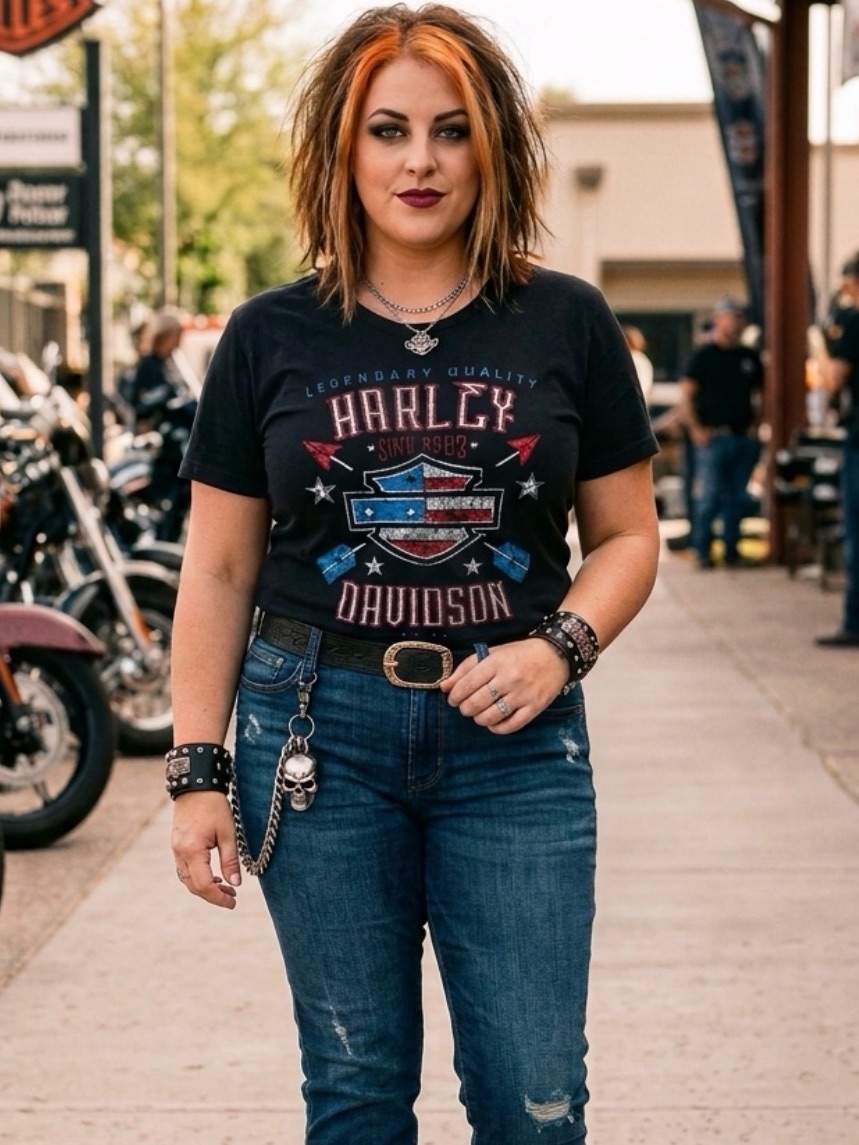 Womenâs Harley Davidson Tshirt